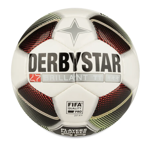 توپ فوتبال دربی استار BRILLANT دوختی | سفید/سبز