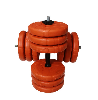 دمبل رادیس فیت مدل DVPO 15-2500 وزن 15 کیلوگرم بسته دو عددی